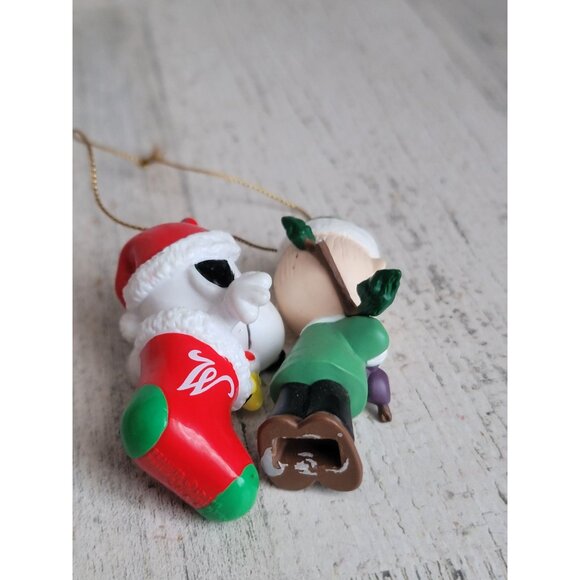 Linus snoopy stocking ornament Xmas set Woodstock set - Picture 6 of 6